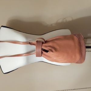 Max New York all leather hobo style purse. Very unusual design.